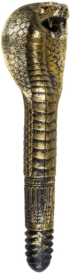 Berło węża, 3-częściowy, ok. 82 cm, dodatek do kostiumu na karnawał