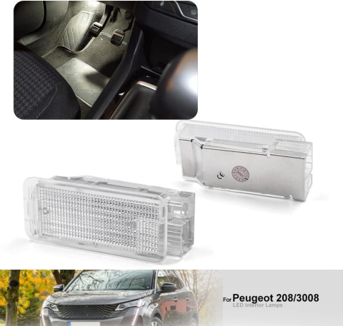 PODŚWIETLENIE WNĘTRZA KABINY LED PEUGEOT PODŚWIETLENIE WNĘTRZA KABINY LED PEUGEOT