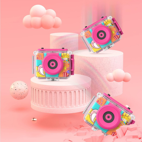 Aparat cyfrowy Selfie dla dzieci z kartą SD 32 GB Wodoodporny Aparat cyfrowy Selfie dla dzieci z kartą SD 32 GB Wodoodporny