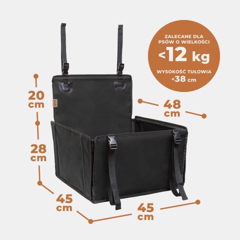 Stabilny Fotelik Samochodowy dla Psa - Solidny Fotelik Stabilny Fotelik Samochodowy dla Psa - Solidny Fotelik