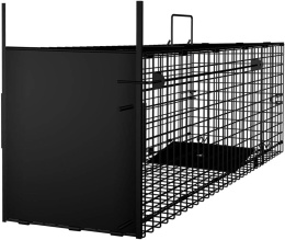 Duża pułapka na kunę.Amagabeli Garden Home Live Trap 78x26x29cm Animal Trap