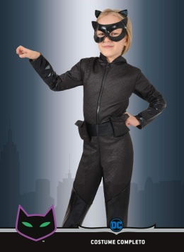 Strój Catwoman przebranie dla dziewczynki 5-7 lat