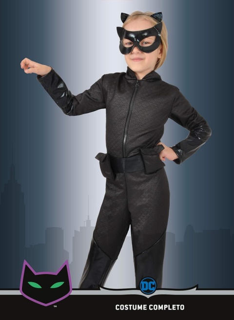 Strój Catwoman przebranie dla dziewczynki 5-7 lat Strój Catwoman przebranie dla dziewczynki 5-7 lat