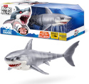 ROBO ALIVE ZURU Great White Shark Series 1, Robotic Shark Zabawka z oświetleniem