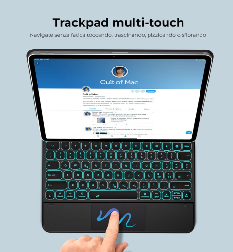 Dracool Etui z klawiaturą do Air 13" 2024, iPad Pro 12.9" 6/5/4/3 gen Dracool Etui z klawiaturą do Air 13" 2024, iPad Pro 12.9" 6/5/4/3 gen