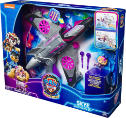 Paw Patrol Skye Mighty Movie Jet 6067498 Zabawka z Figurką, Wielokolorowy, Od 3 lat