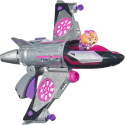 Paw Patrol Skye Mighty Movie Jet 6067498 Zabawka z Figurką, Wielokolorowy, Od 3 lat