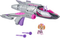 Paw Patrol Skye Mighty Movie Jet 6067498 Zabawka z Figurką, Wielokolorowy, Od 3 lat