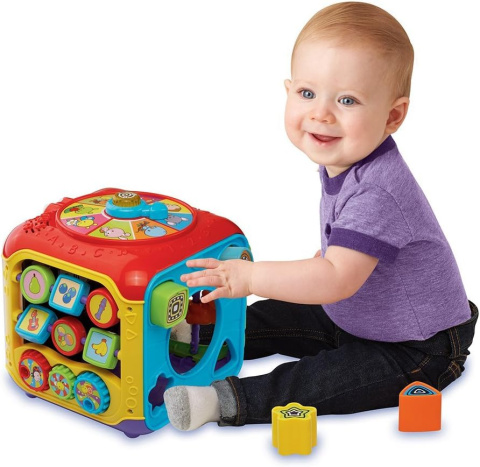 VTech - Super Cube Discookies - Kostka aktywności dla niemowląt (J.FRANCUSKI !!) VTech - Super Cube Discookies - Kostka aktywności dla niemowląt (J.FRANCUSKI !!)