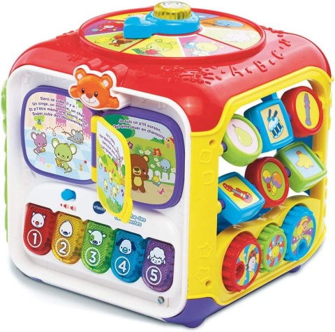 VTech - Super Cube Discookies - Kostka aktywności dla niemowląt (J.FRANCUSKI !!) VTech - Super Cube Discookies - Kostka aktywności dla niemowląt (J.FRANCUSKI !!)