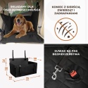 Bardzo stabilny fotelik samochodowy dla psa