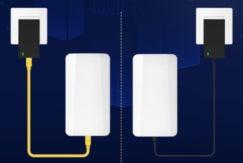Bezprzewodowy most bridge 2,4 GHz 500 m do 1 km, 100 Mbit/s, 24V PoE 2 szt.