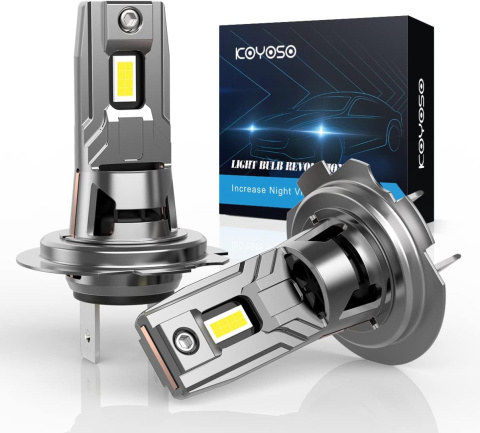 H7 Żarówka LED 16800LM 100W 12V, 6000K biała, 2 sztuki H7 Żarówka LED 16800LM 100W 12V, 6000K biała, 2 sztuki