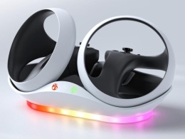 Hastraith Stacja ładująca do kontrolera PS VR2 LED
