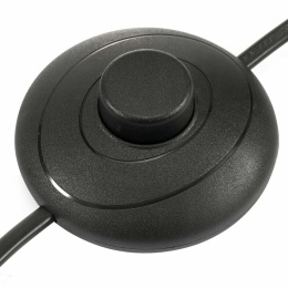 Lampa Podłogowa Łukowa 3000K Regulowana wysokość czarny abażur E27 9W