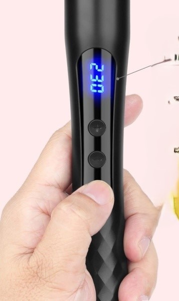 Lokówka stożkowa, profesjonalna ceramiczna LCD 100-230 °C Lokówka stożkowa, profesjonalna ceramiczna LCD 100-230 °C