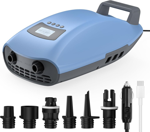 Swonder SUP elektryczna pompa z akumulatorem 6000 mAh, 30% szybsza 20 psi Swonder SUP elektryczna pompa z akumulatorem 6000 mAh, 30% szybsza 20 psi