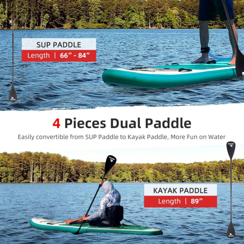 Abahub SUP nadmuchiwana deska do wiosłowania, 320 x 78 x 15 cm Abahub SUP nadmuchiwana deska do wiosłowania, 320 x 78 x 15 cm