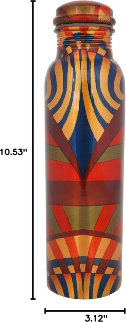 Zestaw Butelek na wodę pitną Miedziana Craft Trade 1000ml
