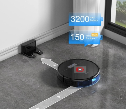 Robot sprzątający Tikom G8000 PRO. CZARNY Robot sprzątający Tikom G8000 PRO. CZARNY