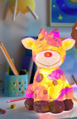 Lampka Nocna LED Dla Dzieci do Malowania - Lampka Nocna Bezprzewodowa