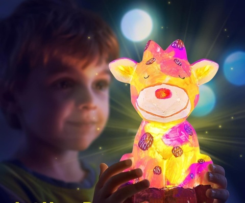Lampka Nocna LED Dla Dzieci do Malowania - Lampka Nocna Bezprzewodowa Lampka Nocna LED Dla Dzieci do Malowania - Lampka Nocna Bezprzewodowa