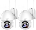2 OBROTOWE KAMERY ZEWNĘTRZNE IP 2K FHD 1296P WLAN- w zestawie 2 sztuki
