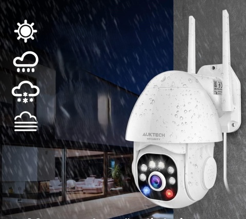 2 OBROTOWE KAMERY ZEWNĘTRZNE IP 2K FHD 1296P WLAN- w zestawie 2 sztuki 2 OBROTOWE KAMERY ZEWNĘTRZNE IP 2K FHD 1296P WLAN- w zestawie 2 sztuki