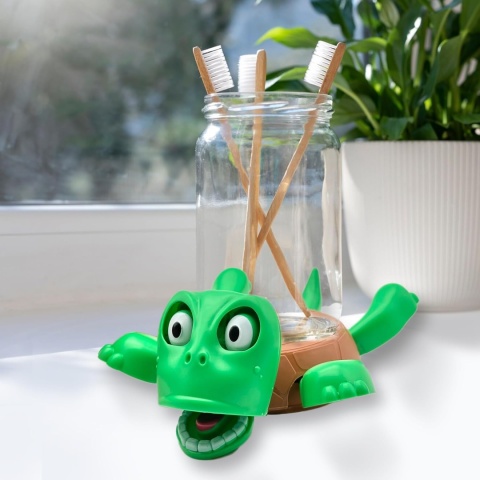 Zabawna podstawka pod kubek ŻÓŁW | Gadżet na biurko | Prezent HIT