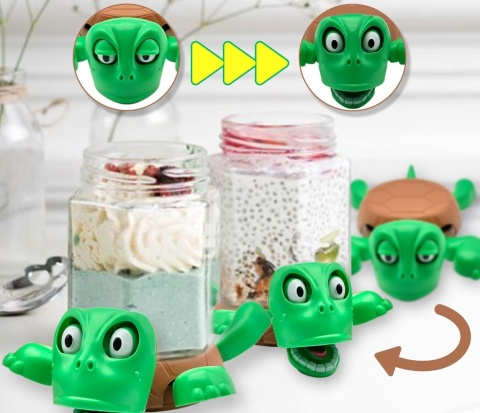 Zabawna podstawka pod kubek ŻÓŁW | Gadżet na biurko | Prezent HIT