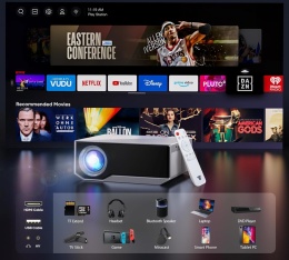 Projektor Wielio GC06 FULL HD WIFI BLUETOOTH 1500 LUMEN OBSŁUGA 4K