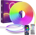 Lamomo Taśma LED RGB 5 m neonowa taśma LED