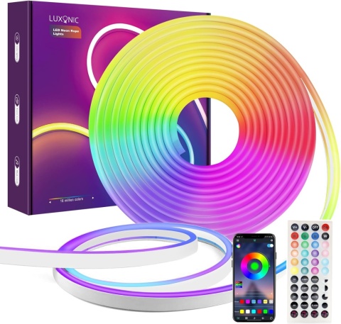 Lamomo Taśma LED RGB 5 m neonowa taśma LED