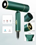 Składana SUSZARKA DO WŁOSÓW dyfuzor 1600W podróżna stylowa etui Zielona