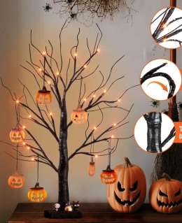 Drzewo Dekoracje na Halloween LED