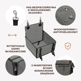 Fotelik samochodowy dla psa WUGLO