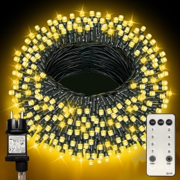 TACOBEY Grilanda Łańcuch Świetlny Lampki Świąteczne 20M 200 LED