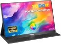 Yodoit Przenośny monitor 16" FHD IPS głośniki USB